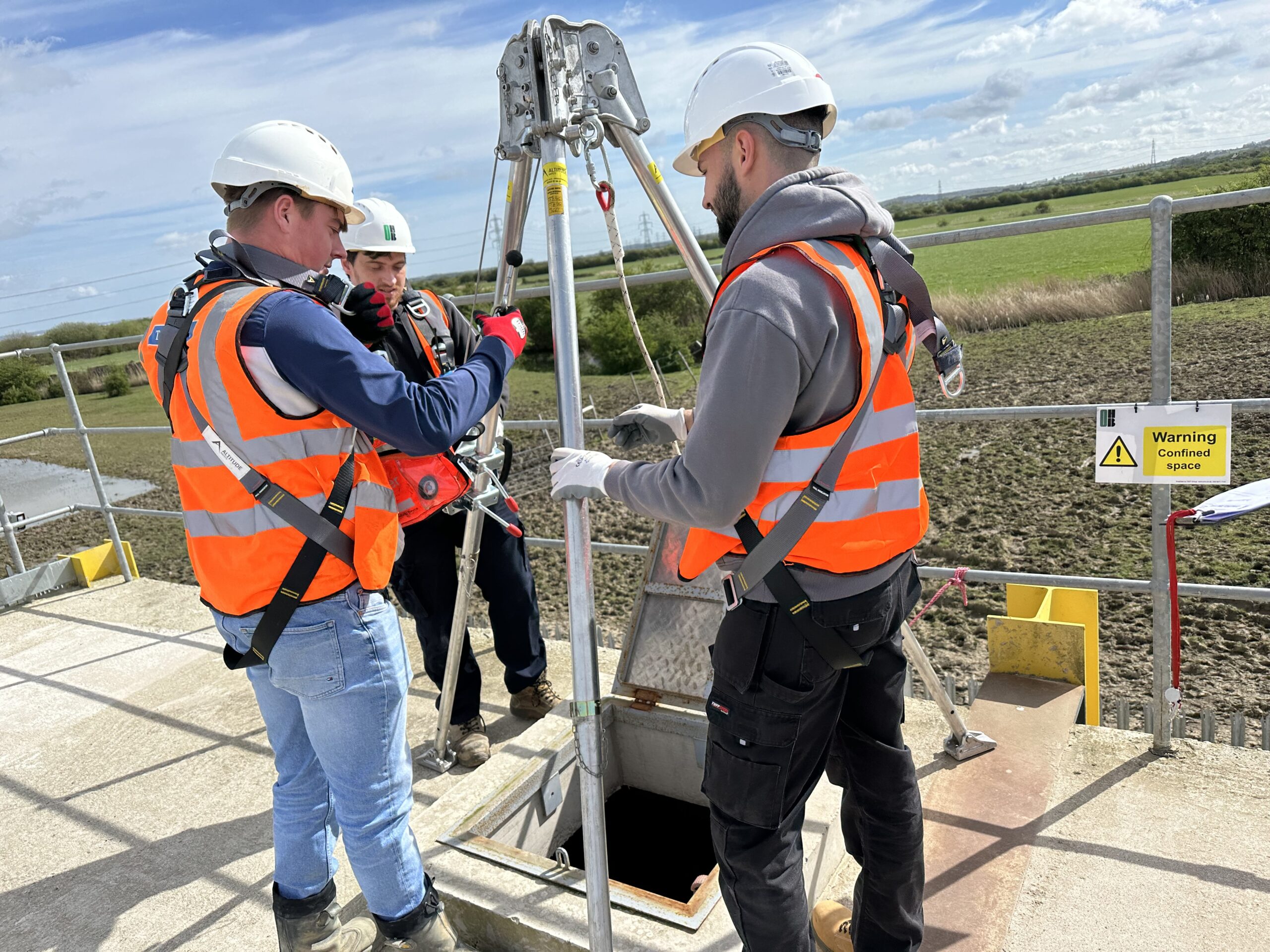 Confined spaces training